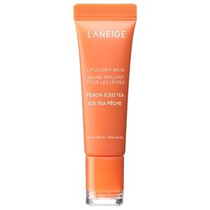 LANEIGE Lip Glowy Balm in Peach Iced Tea 🍑 F/S Tube (0.35 Oz.) NEW IN BOX!